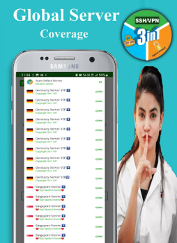 İndir 3in1 ViP VPN İletişim Android için Ekran görüntüsü 3