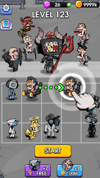 İndir Toilet Monster Merge Games Arcade Android için Ekran görüntüsü 4