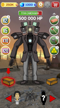 İndir Skibidi Fight - Toilet Battle Gündelik Android için Ekran görüntüsü 4