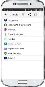 İndir Classic Big Keyboard Araçlar Android için Ekran görüntüsü 5