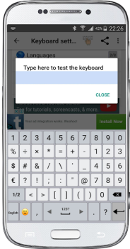 İndir Classic Big Keyboard Araçlar Android için Ekran görüntüsü 6