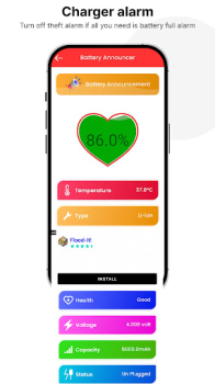 İndir Battery Sound Notification Araçlar Android için Ekran görüntüsü 3