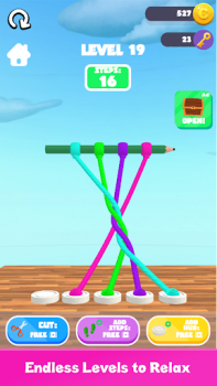 İndir Twisted Ropes 3D Tangle Master Bulmaca Oyunları Android için Ekran görüntüsü 2