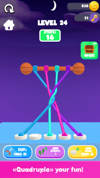 İndir Twisted Ropes 3D Tangle Master Bulmaca Oyunları Android için Ekran görüntüsü 3