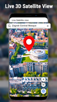 İndir GPS Earth Map Satellite View Haritalar ve Navigasyon Android için Ekran görüntüsü 7
