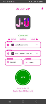 İndir Ju UDP ViP Araçlar Android için Ekran görüntüsü 5