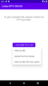 İndir Listas IPTV 593 EC Eğlence Android için Ekran görüntüsü 6