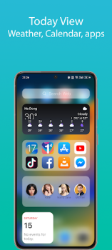İndir iOS 17 Launcher - Phone 15 Pro Özelleştirme Android için Ekran görüntüsü 5