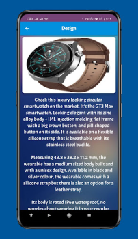 İndir GT3 Max Smartwatch guide Eğitim Android için Ekran görüntüsü 3