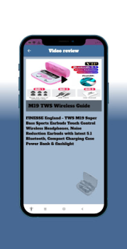 İndir M19 TWS Wireless Guide Kitaplar & Rehberler Android için Ekran görüntüsü 5