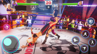 İndir Girls wrestling fight game Eylem Android için Ekran görüntüsü 5