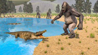 İndir Angry Wild Gorilla Animal Game Maceralar Android için Ekran görüntüsü 2