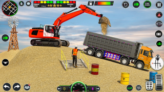 İndir jcb ekskavatör- 3d kamyon oyun Simülatörler Android için Ekran görüntüsü 4