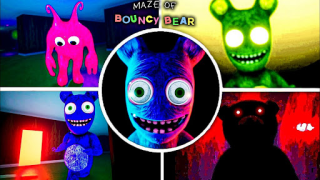 İndir Maze Of Bouncy Bear scary game Maceralar Android için Ekran görüntüsü 7