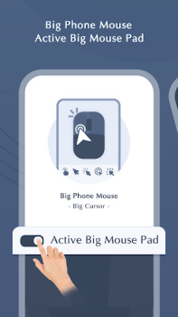 İndir Big Phone Mouse - Big Cursor Araçlar Android için Ekran görüntüsü 2