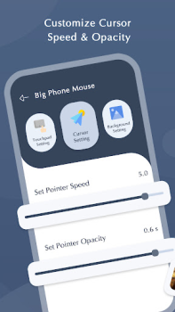 İndir Big Phone Mouse - Big Cursor Araçlar Android için Ekran görüntüsü 5