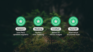 İndir Klepon Wheel: Dark Icon Pack Özelleştirme Android için Ekran görüntüsü 6