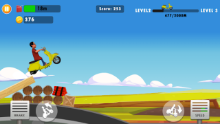 İndir Bhide Scooter Race| TMKOC Game Yarış Android için Ekran görüntüsü 7