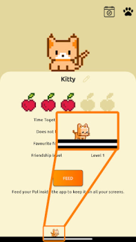 İndir Pixel Pals - Nav bar pets Simülatörler Android için Ekran görüntüsü 2