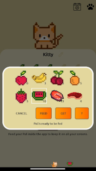 İndir Pixel Pals - Nav bar pets Simülatörler Android için Ekran görüntüsü 4