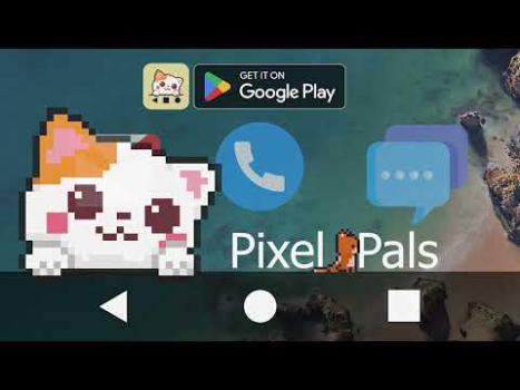 İndir Pixel Pals - Nav bar pets Simülatörler Android için Ekran görüntüsü 6