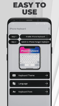 İndir iPhone Keyboard Pro - iOS Özelleştirme Android için Ekran görüntüsü 2