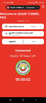 İndir QUAID TUNNEL PRO Araçlar Android için Ekran görüntüsü 6