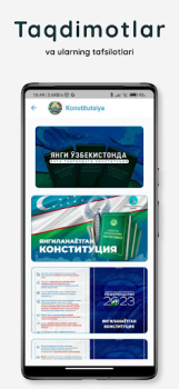 İndir Yangi Konstitutsiya 2023 Kitaplar & Rehberler Android için Ekran görüntüsü 2