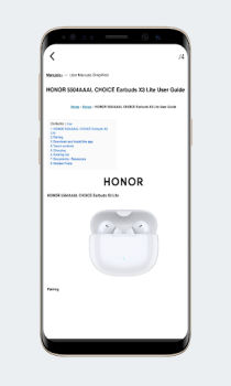 İndir Honor Earbuds X3 Lite Guide Araçlar Android için Ekran görüntüsü 7
