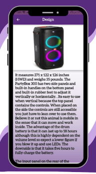 İndir jbl partybox 300 guide Eğitim Android için Ekran görüntüsü 4