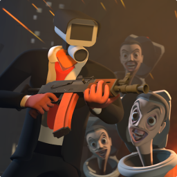 Logo Skibidi War - Toilets Attack