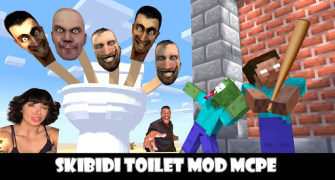 İndir Skibidi Toilet Mod Minecraft Eğlence Android için Ekran görüntüsü 4