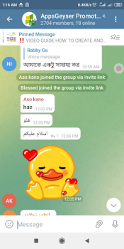 İndir Messenger lite, telegram lite İletişim Android için Ekran görüntüsü 2