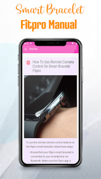 İndir Smart Bracelet Fitpro manual İş Android için Ekran görüntüsü 5