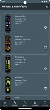 İndir Mi Band 8 WatchFaces Özelleştirme Android için Ekran görüntüsü 4