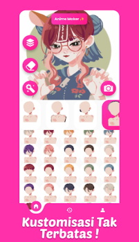 İndir Anime Maker : Dress Up Anime Gündelik Android için Ekran görüntüsü 4