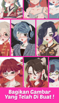 İndir Anime Maker : Dress Up Anime Gündelik Android için Ekran görüntüsü 6