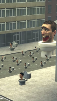 İndir skibidi toilet game Simülatörler Android için Ekran görüntüsü 3