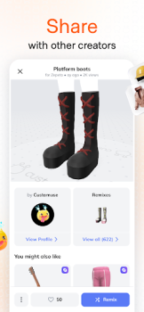 İndir Customuse: Skins Maker Roblox Sanat ve Tasarım Android için Ekran görüntüsü 4