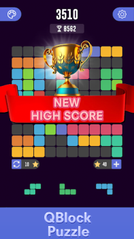 İndir QBlock Puzzle : Brain Games Bulmaca Oyunları Android için Ekran görüntüsü 7