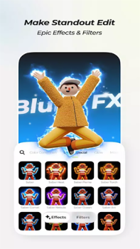 İndir Blurrr-Pro Video Editor Sanat ve Tasarım Android için Ekran görüntüsü 5