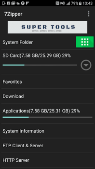 İndir 7Zipper - File Explorer (zip, Araçlar Android için Ekran görüntüsü 3