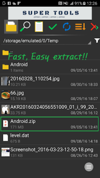 İndir 7Zipper - File Explorer (zip, Araçlar Android için Ekran görüntüsü 6