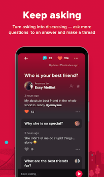 İndir ASKfm: Ask & Chat Anonymously Sosyal Android için Ekran görüntüsü 7