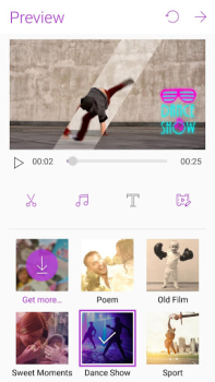 İndir MiniMovie - Free Video and Slideshow Editor Video oynatıcılar ve düzenleyiciler Android için Ekran görüntüsü 3