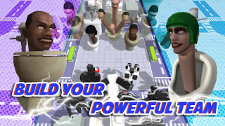 İndir Merge Toilet Monster Battle Eylem Android için Ekran görüntüsü 2