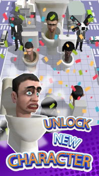 İndir Merge Toilet Monster Battle Eylem Android için Ekran görüntüsü 4