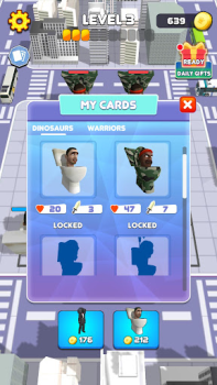İndir Merge Toilet Monster Battle Eylem Android için Ekran görüntüsü 7