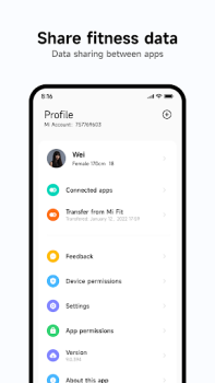 İndir Mi Fitness (Xiaomi Wear) Sağlık & Fitness Android için Ekran görüntüsü 4