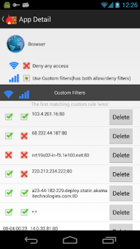 İndir NoRoot Firewall İş Android için Ekran görüntüsü 2